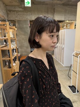 フリーラ 京都河原町三条店(freera) 癖を活かしたボブ