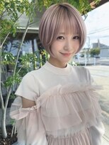 ウエストリー(WESTORY)&nbsp;ショートボブ/大人透けピンク/ハイトーンショート/20代