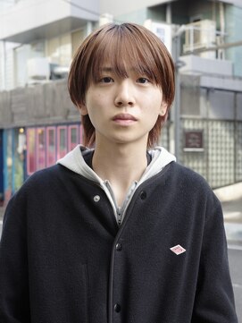 【倉田真希】マッシュウルフ シースルーマッシュ ブラウンカラー