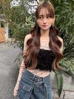 エース (ACE)&nbsp;ACE横浜　　　シースルーバング×ブラウンベージュ