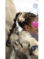 イング(ING)&nbsp;ポニーテール編み下ろしスタイル