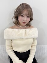 ゼアウィルビーラブデイ(there will be loveday)&nbsp;ミルクティーベージュ