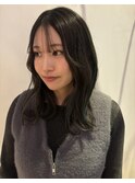 大人っぽレイヤーカット＋ハイライトカラー
