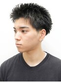 メンズカットアップバングスパイキーショート0501