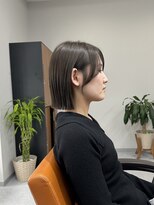 アネラ(Anela)&nbsp;タッセルボブ/タッセルカット/オリーブグレージュ  【山中】