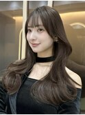 韓国顔周り/バタフライカット/ワンホンレイヤー/大宮