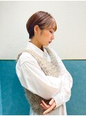 ハンサムショート/丸みショートボブ/20代30代40代50代/顔周り
