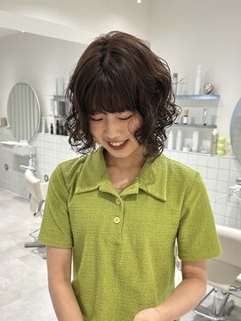 スーズ(sooze) ボブパーマ_レイヤーパーマ_顔まわりカット