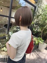 ヨーク(YOKE)&nbsp;ミニボブ/髪質改善カラー/髪質改善トリートメント/ベージュ