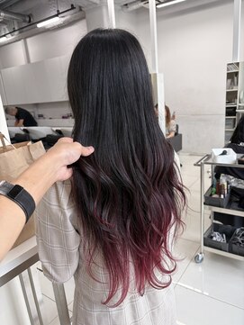 アライブ ハラジュク(ALIVE harajuku) ブリーチインナーバレイヤージュグラデーションカラー夕貴