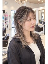 ネイヴスヘアー 香椎照葉店(Neivs Hair)&nbsp;ルーツカラーウルフ ミディアムレイヤー
