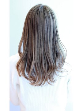 サイズカラーフリップ コレットマーレ店(XXXY'S COLO FLIP) Aラインセミディー×ミルクティーベージュ