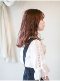 ふんわり可愛いピンクベージュ♪
