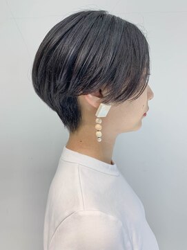 テトヘアー(teto hair) short(ハンサムショート、グレー、濃いアッシュ)