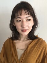 ヴェイン(VEIN)&nbsp;大人かわいい/フリンジウェーブ/ココアブラウン/ミディ