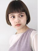 耳かけボブ　すっきり　丸み　ボブ　ミニボブ　伸ばしかけボブ