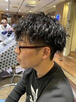 リットジェンツ 千葉(Lit Gents)&nbsp;黒髪マッシュ×ツイストスパイラル【YUSUKE】