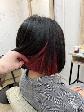 アルト 町田店(arto) *カシスピンクインナーカラー*