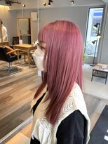 ヘアサロン ビータ(Hair salon BITA)&nbsp;◎ピンクカラー×セミロング