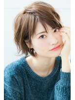 ヘアストーリー リズム(hair story r ism)&nbsp;ルーズ・フェミニンショート♪グレージュカラー♪