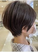 トップ高めのひし形ショート◇