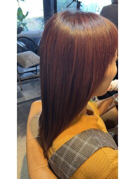 ヘアーデザイニングアリュール(Hair Desining ALLUЯE) 赤味艶カラー