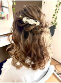 ふわふわルーズハーフアップ【ヘアセット/新横浜】
