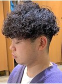 波巻きパーマ波巻きスパイラル波巻きツイスパメンズパーマ