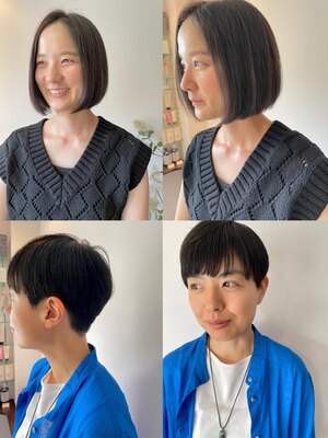 大人の女性が足しげく通うサロン。秘密は【幅広いStyle提案】と綺麗なフォルムを創り上げる【カット技術】