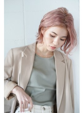 シェル 国分寺(shell) 大人かわいい☆ハイトーンでキュートスタイル外ハネアレンジも〇