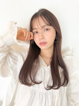 ビーチ(BEACH) ニュアンス前髪ゆるふわロングナチュラルストレート