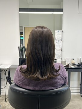 イレス 札幌円山店(IRESU) 切りっぱなしボブ/エアリーロング/美髪/ピンクブラウン/ショート