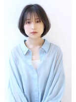 オーロ 西宮店(ORO)&nbsp;ストレート　まるみ　艶ボブ