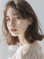 ルアナ 梅田店(Luana)&nbsp;【Luana梅田】大人ミディアムボブ、メロウベージュ