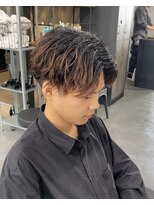 ビカムメンズヘアー 栄店(become men's hair)&nbsp;無造作センターパート