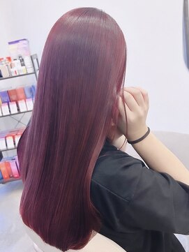 ビルド(build) ブリーチなし大人可愛いピンクベージュモテ髪ピンクブラウン