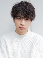 シティ(CITY)&nbsp;【小久保style】韓国マッシュトニュアンスパーマグレーベージュ