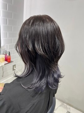 ヴァンカウンシル 一宮店(VAN COUNCIL) かっこよさで魅了するウルフレイヤー 透明感カラー 小顔カット