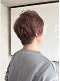 上品さ抜群！透明感がピンクブラウン