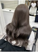アッシュグレージュ  グレージュ  透明感カラー