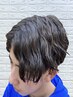 【メンズ人気No1】クロスカット+パーツニュアンスパーマ ￥11500 → ￥8500