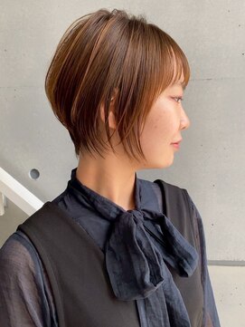 美容室カードル 新小岩店(Cadre) ショート/くびれショート/ベージュカラー