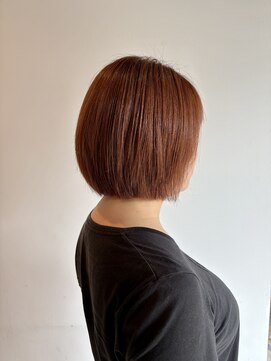 ペスカケイクリエイティブ(PESCA K-CREATIVE) ピンクベージュのツヤボブ