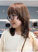 ウェーブパーマ/緩めパーマ/ニュアンスパーマ/ブラウンパーマ