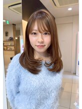 ラック 由比ヶ浜(LUCK) レイヤーカット/ミディアム/艶髪/艶カラ-