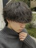 【波状カールが人気】メンズカット＋波巻きパーマ＋ヘアパックトリートメント