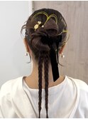 成人式リボンカチモリ