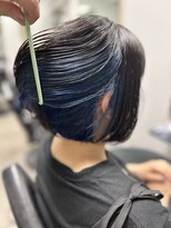 コノハナサクヤ 銀座(KonohanaSakuya)&nbsp;◎ダークブルーインナカラーボブ