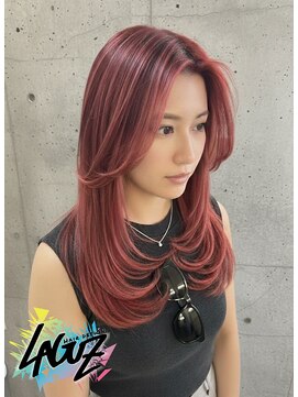 ラグズ 茅ヶ崎(LAGUZ) チェリールージュ・レイヤーロング　茅ヶ崎髪質改善