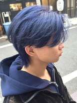 ノア(NOA) メンズウルフ×ブリーチ×ブルー